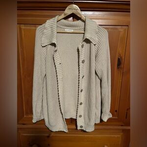 Women's Neuflora Westlock Cream Cardigan Sweater XS